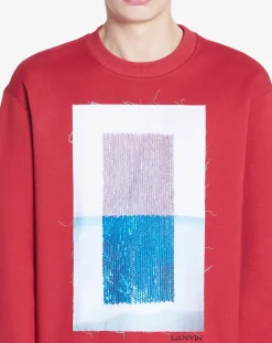 Hot Sweatshirt with an archives print Knitwear & Sweatshirts