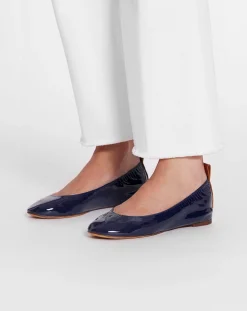 Outlet The ballerina flat in patent leather Women Ballerinas