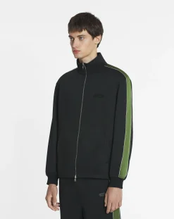 Outlet Tracksuit jacket with satin stripes Coats & Jackets
