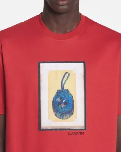 Discount T-shirt with an archives print T-shirts & Polos