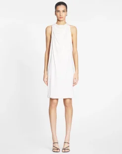 Best Twisted back scarf dress Women Dresses