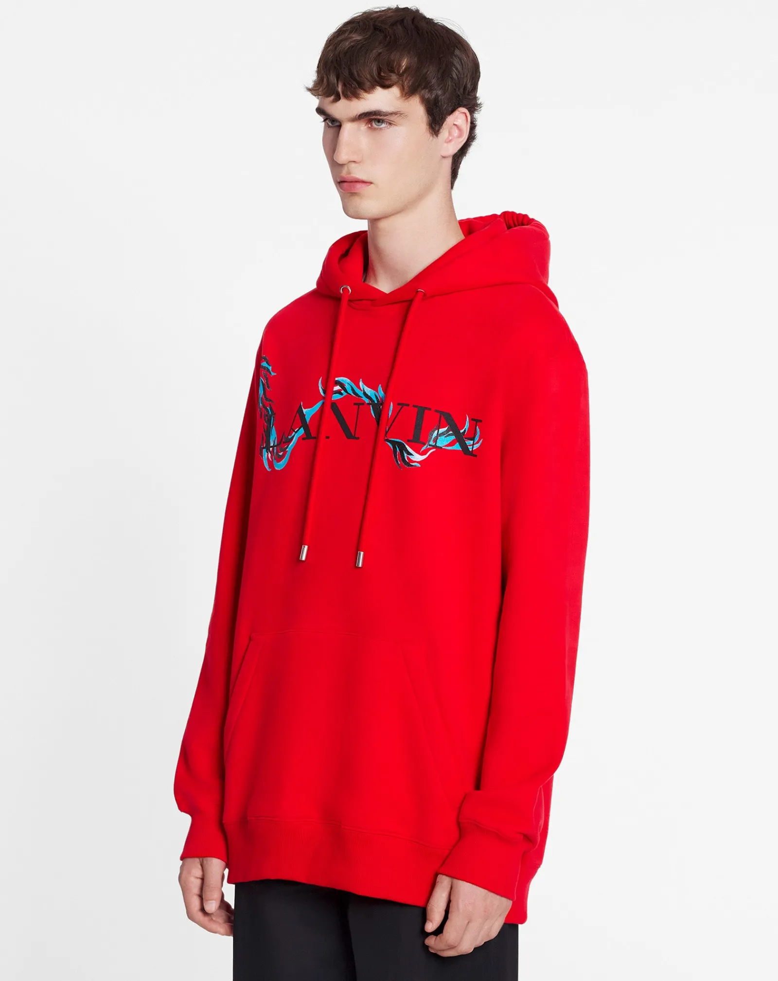 Sale Unisex dragon print loose-fitting hoodie Women T-shirts & Sweatshirts