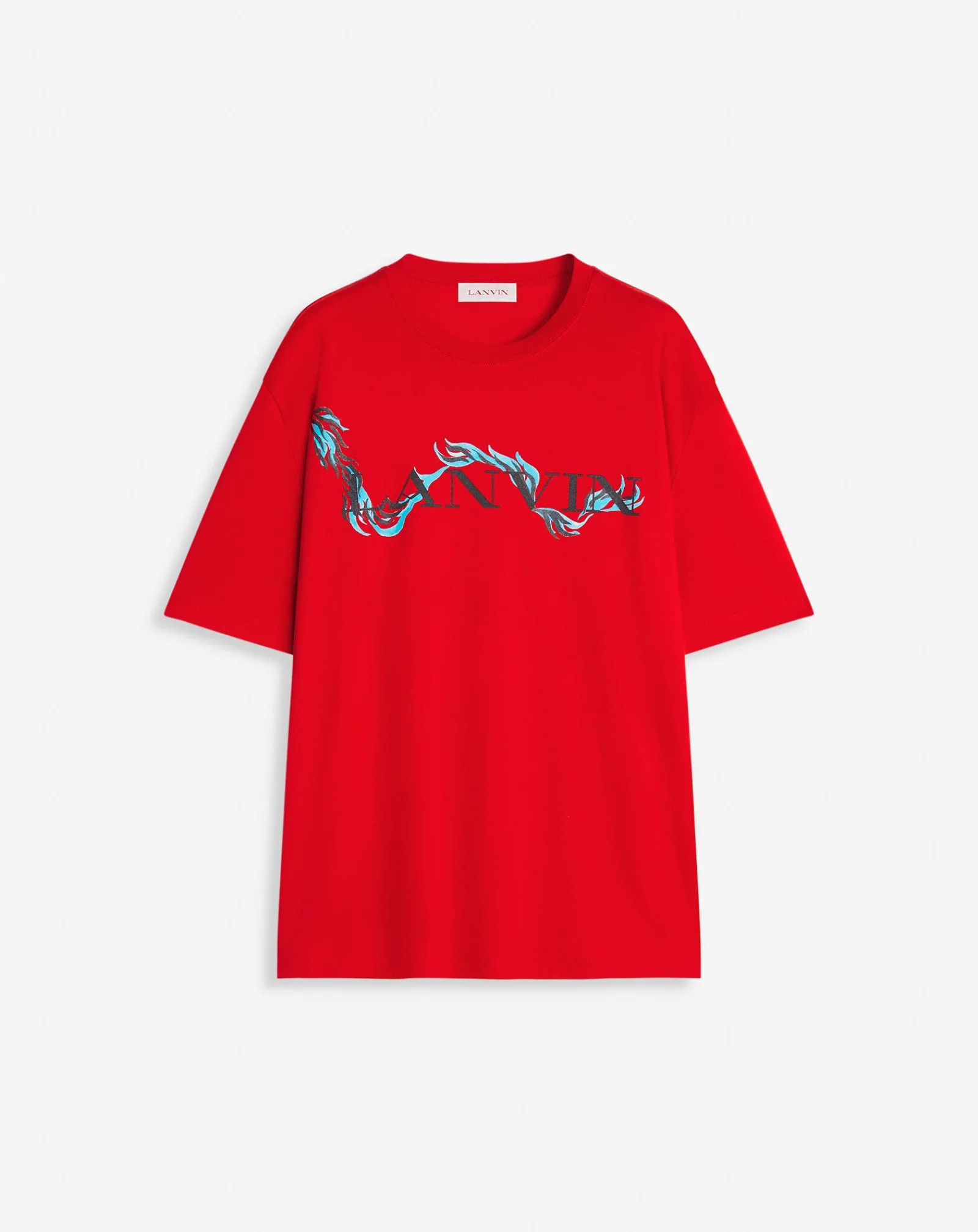 Outlet Unisex dragon print loose-fitting t-shirt Women T-shirts & Sweatshirts