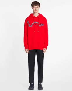 Clearance Unisex dragon print loose-fitting hoodie Knitwear & Sweatshirts