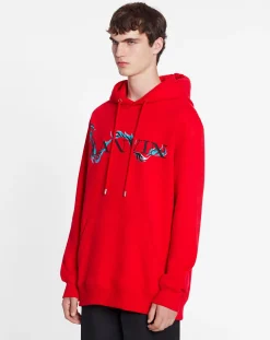 Clearance Unisex dragon print loose-fitting hoodie Knitwear & Sweatshirts